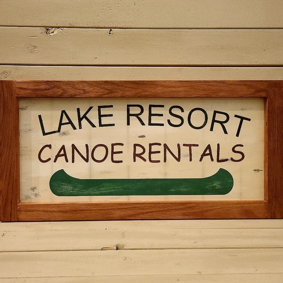 LAKE House Sign/ Vintage Lake decor / Rustic